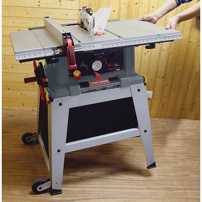 Craftsman 21807 Portable Table Saw Review Table Saw Central